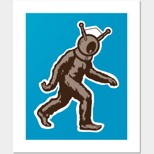 Robot Monster Bigfoot Posters and Art